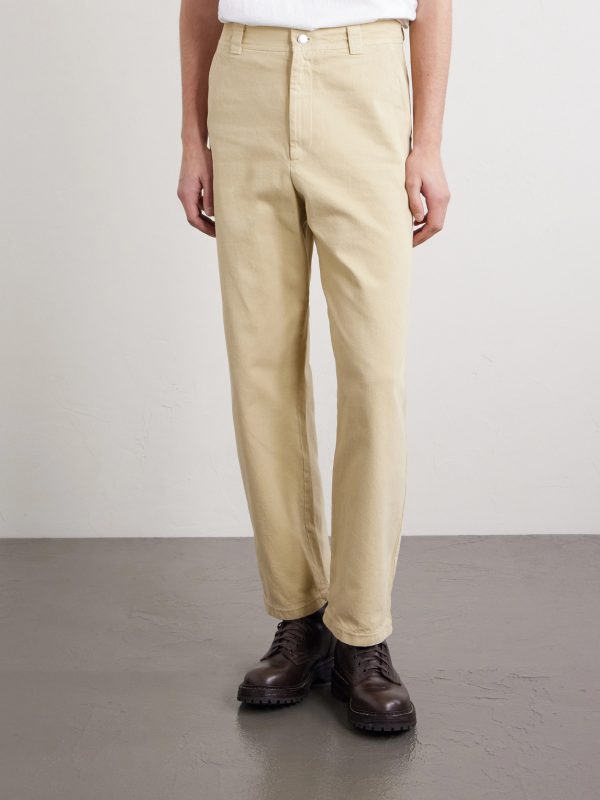 Ville Cropped Straight-Leg Cotton-Gabardine Chinos - FR
