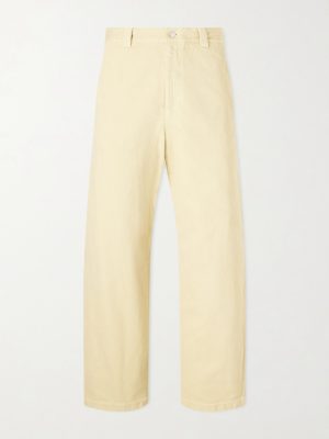 Ville Cropped Straight-Leg Cotton-Gabardine Chinos Ville Cropped Straight-Leg Cotton-Gabardine Chinos