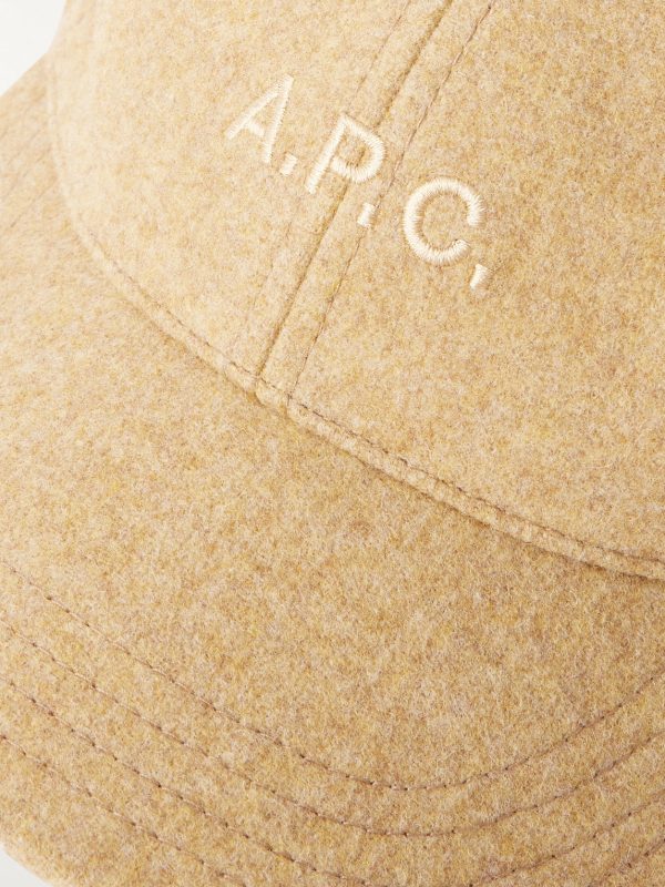 Charlie Logo-Embroidered Wool Baseball Cap - CU