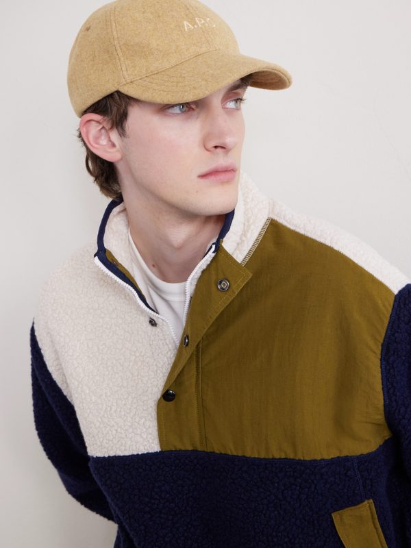 Charlie Logo-Embroidered Wool Baseball Cap - E1
