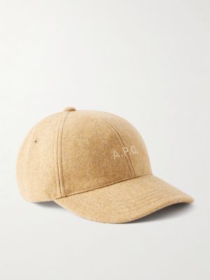 Charlie Logo-Embroidered Wool Baseball Cap