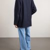 Andy Double-Breasted Wool-Blend Coat - BK Andy Double-Breasted Wool-Blend Coat - BK