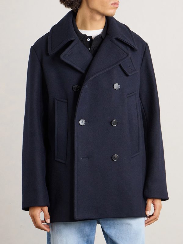 Andy Double-Breasted Wool-Blend Coat - FR Andy Double-Breasted Wool-Blend Coat - FR