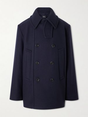 Andy Double-Breasted Wool-Blend Coat