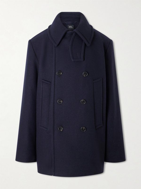 Andy Double-Breasted Wool-Blend Coat Andy Double-Breasted Wool-Blend Coat