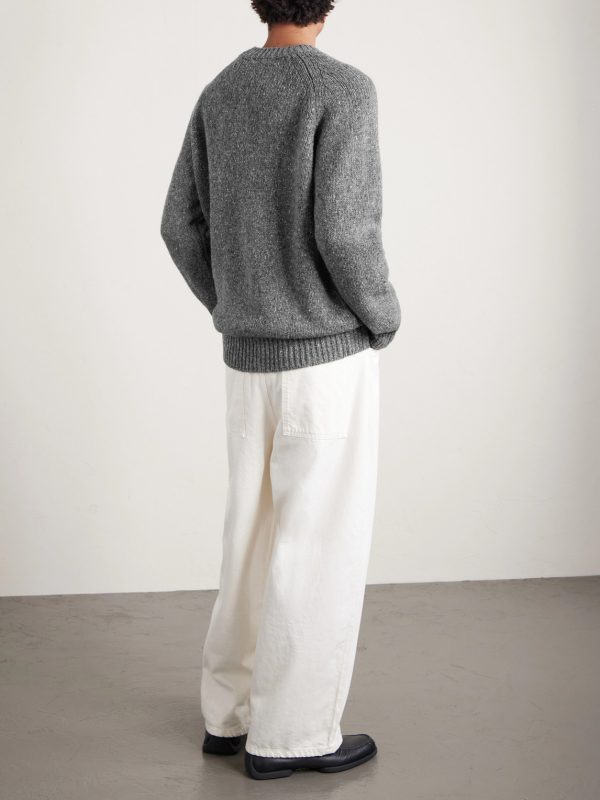Harris Flecked Virgin Wool Sweater - BK