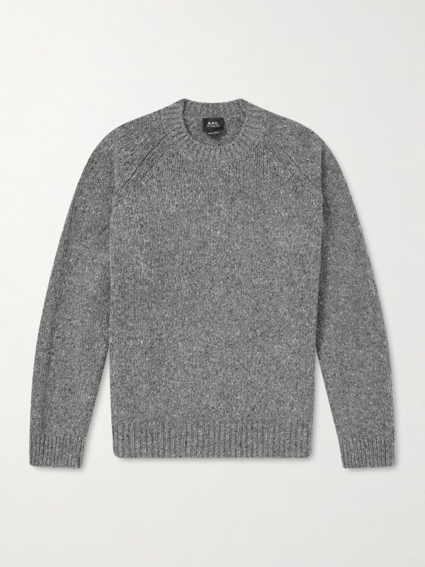 Harris Flecked Virgin Wool Sweater