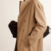 Double-Breasted Twill Trench Coat - CU