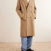 Double-Breasted Twill Trench Coat - FR