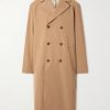 Double-Breasted Twill Trench Coat