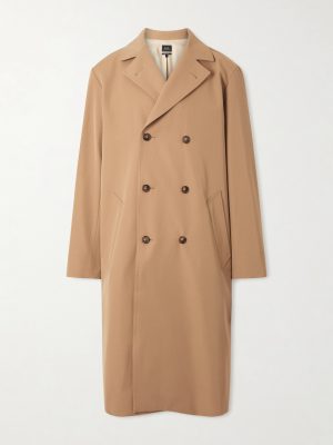 Double-Breasted Twill Trench Coat Double-Breasted Twill Trench Coat