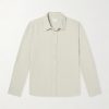 Logo-Embroidered Cotton-Twill Overshirt Logo-Embroidered Cotton-Twill Overshirt