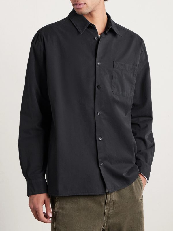Malo Logo-Embroidered Organic Cotton Shirt - FR Malo Logo-Embroidered Organic Cotton Shirt - FR