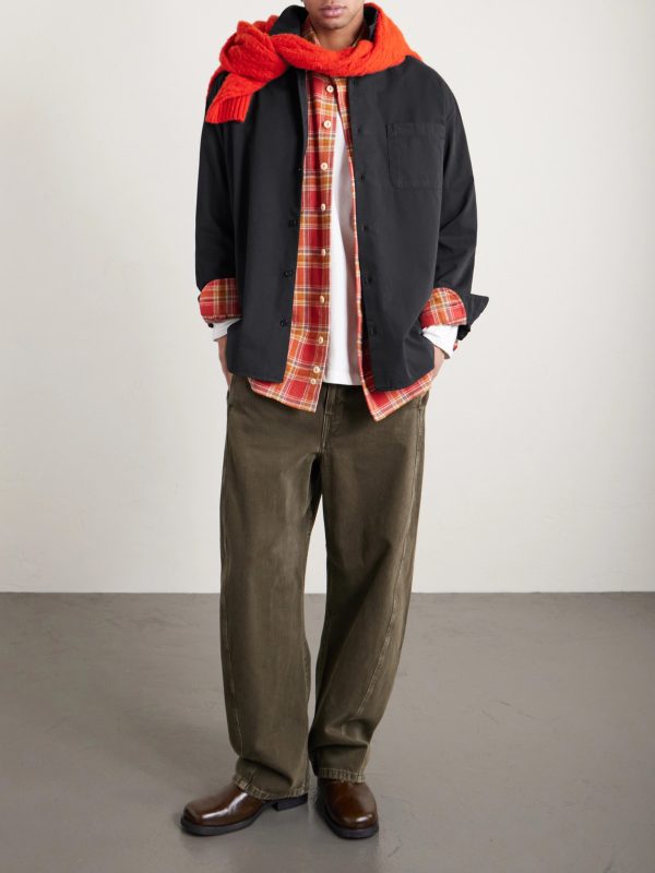 Malo Logo-Embroidered Organic Cotton Shirt - OU Malo Logo-Embroidered Organic Cotton Shirt - OU