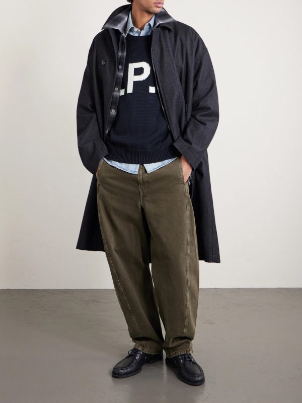 Logo-Intarsia Wool-Blend Sweater - OU Logo-Intarsia Wool-Blend Sweater - OU