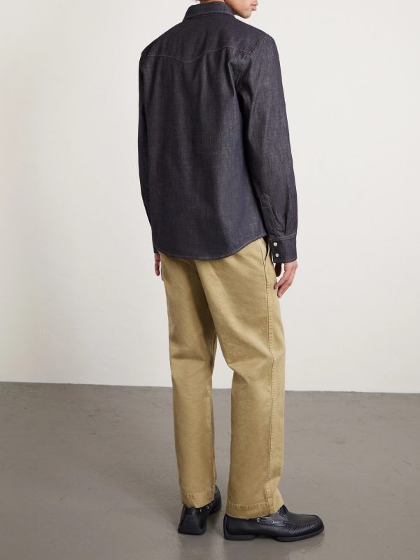 Organic Cotton-Chambray Shirt - BK Organic Cotton-Chambray Shirt - BK