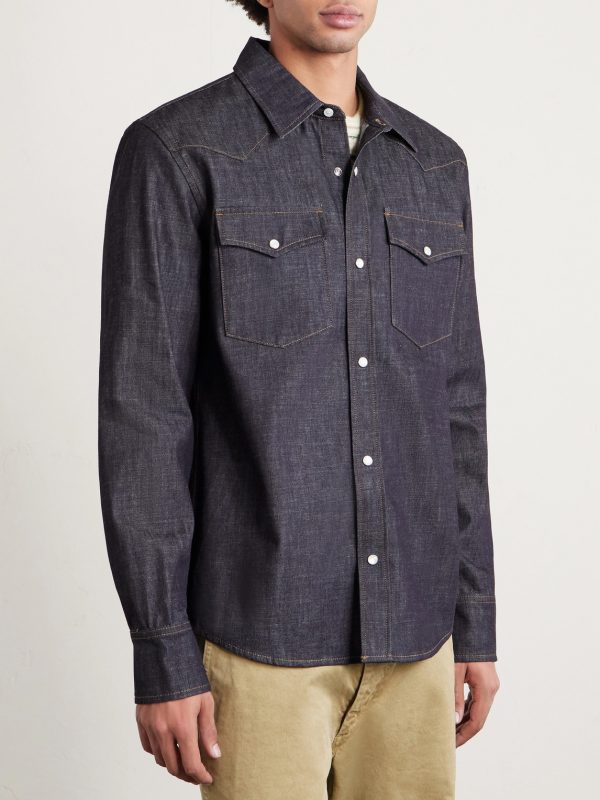 Organic Cotton-Chambray Shirt - FR Organic Cotton-Chambray Shirt - FR