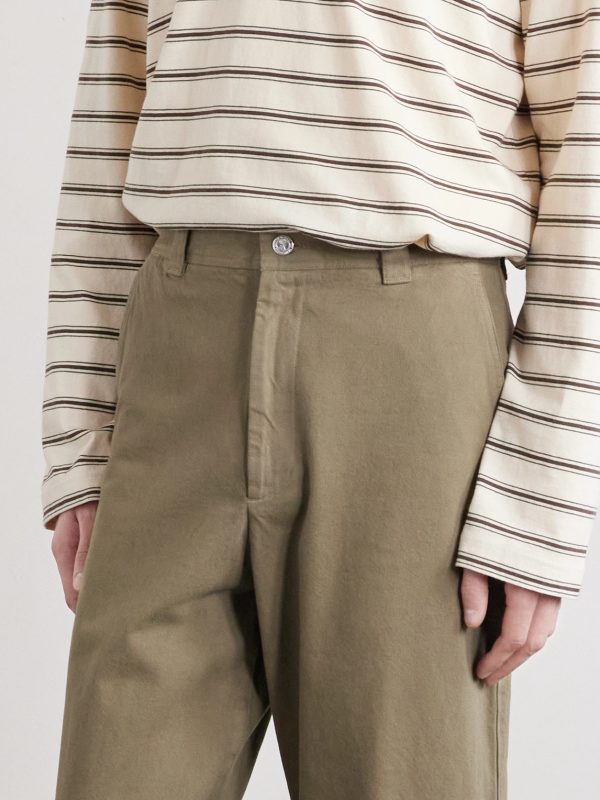 Ville Cropped Straight-Leg Cotton-Gabardine Chinos - CU Ville Cropped Straight-Leg Cotton-Gabardine Chinos - CU