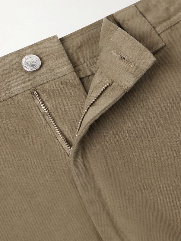 Ville Cropped Straight-Leg Cotton-Gabardine Chinos - E1 Ville Cropped Straight-Leg Cotton-Gabardine Chinos - E1