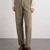 Ville Cropped Straight-Leg Cotton-Gabardine Chinos - FR Ville Cropped Straight-Leg Cotton-Gabardine Chinos - FR