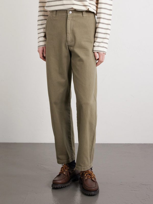 Ville Cropped Straight-Leg Cotton-Gabardine Chinos - FR Ville Cropped Straight-Leg Cotton-Gabardine Chinos - FR
