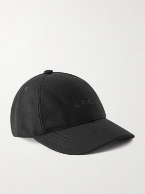 Charlie Logo-Embroidered Wool-Blend Baseball Cap