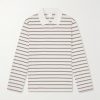 Striped Organic Cotton-Jersey Polo Shirt