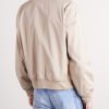 Cotton Twill Blouson Jacket - BK