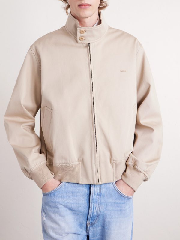Cotton Twill Blouson Jacket - FR