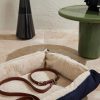 Toutou Logo-Print Leather Dog Lead - OU Toutou Logo-Print Leather Dog Lead - OU