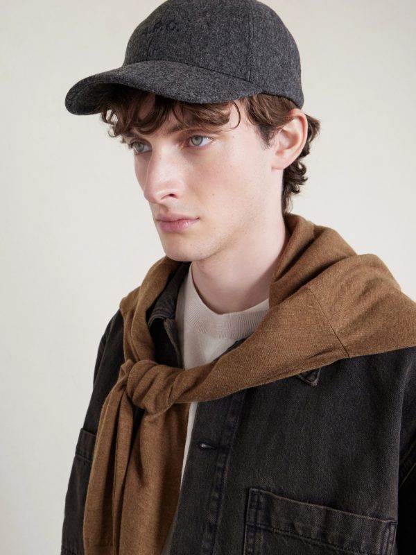 Charlie Logo-Embroidered Wool Baseball Cap - CU Charlie Logo-Embroidered Wool Baseball Cap - CU