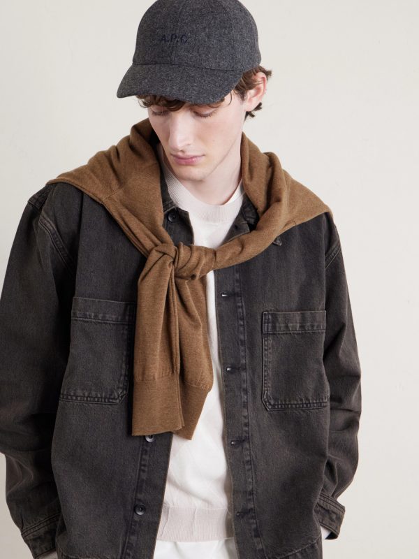 Charlie Logo-Embroidered Wool Baseball Cap - OU Charlie Logo-Embroidered Wool Baseball Cap - OU