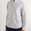 Greg Pinstriped Cotton Oxford Shirt - FR Greg Pinstriped Cotton Oxford Shirt - FR