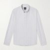 Greg Pinstriped Cotton Oxford Shirt Greg Pinstriped Cotton Oxford Shirt