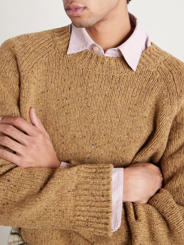 Harris Flecked Virgin Wool Sweater - CU Harris Flecked Virgin Wool Sweater - CU