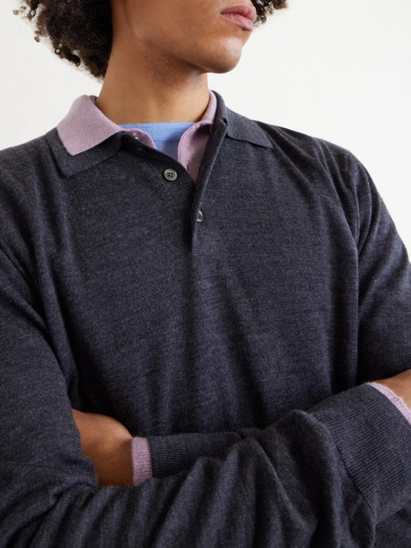 Wool Polo Shirt - CU Wool Polo Shirt - CU