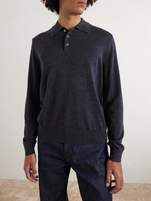 Wool Polo Shirt - FR Wool Polo Shirt - FR