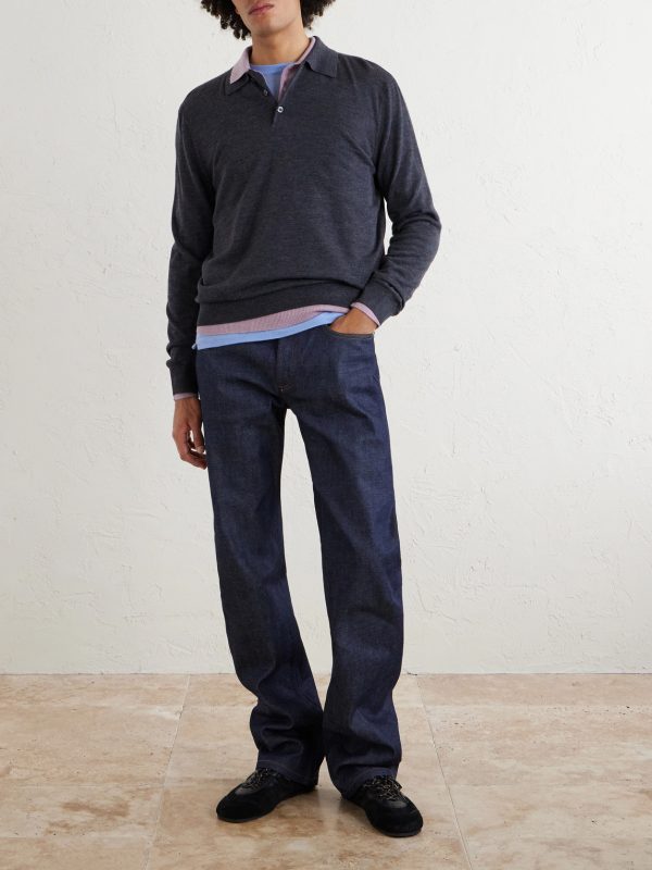 Wool Polo Shirt - OU Wool Polo Shirt - OU