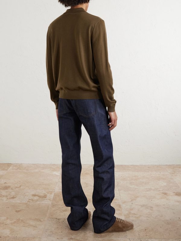 Wool Polo Shirt - BK Wool Polo Shirt - BK