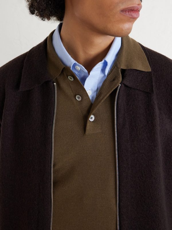 Wool Polo Shirt - CU Wool Polo Shirt - CU
