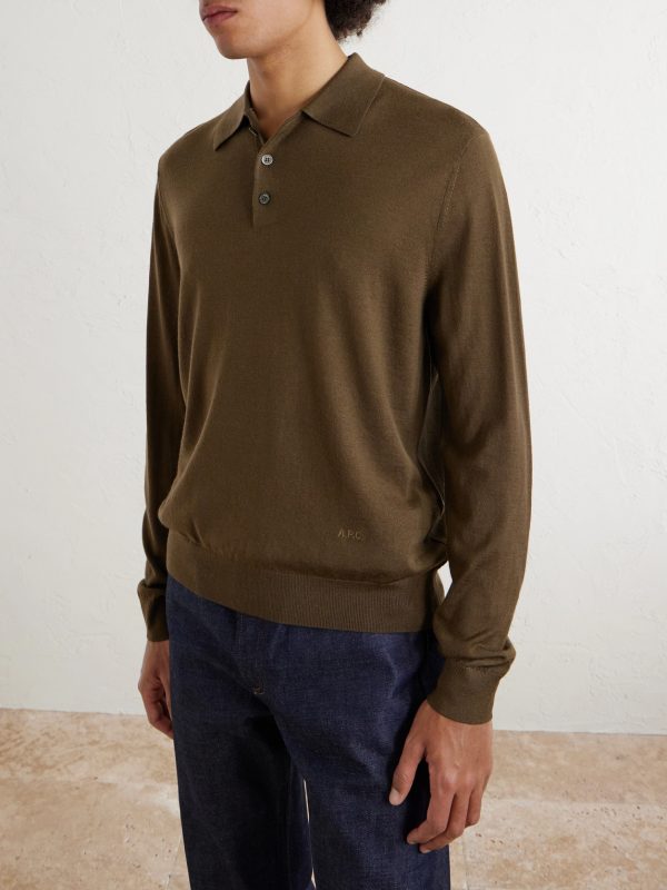 Wool Polo Shirt - FR Wool Polo Shirt - FR