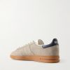 Bedford Logo-Embroidered Leather-Trimmed Suede Sneakers - BK Bedford Logo-Embroidered Leather-Trimmed Suede Sneakers - BK