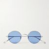 + Ozzy Osbourne GLCOzzy Round-Frame Titanium Sunglasses + Ozzy Osbourne GLCOzzy Round-Frame Titanium Sunglasses