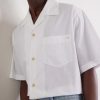 Camp-Collar Logo-Embellished Cotton-Poplin Shirt - CU Camp-Collar Logo-Embellished Cotton-Poplin Shirt - CU