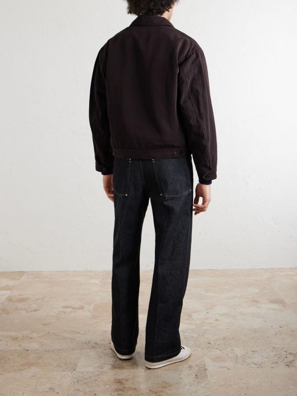 Cotton and Linen-Blend Jacket - BK