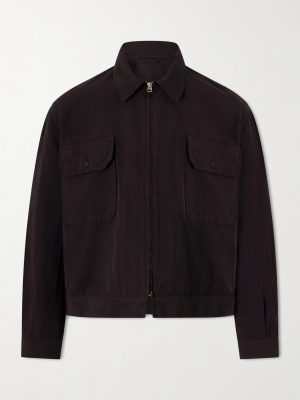 Cotton and Linen-Blend Jacket