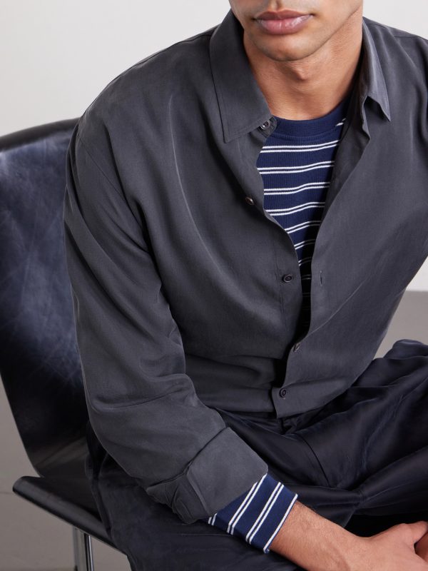 Silk-Gabardine Shirt - CU Silk-Gabardine Shirt - CU