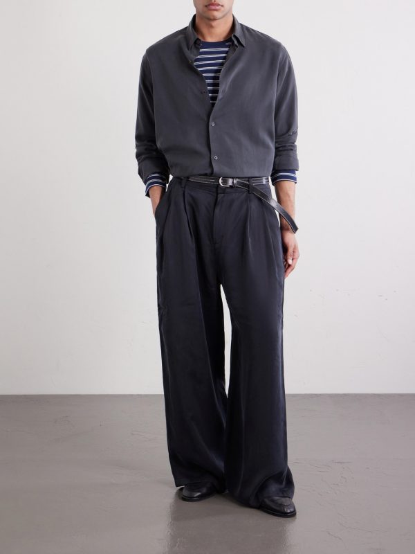 Silk-Gabardine Shirt - OU Silk-Gabardine Shirt - OU