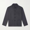 Silk-Gabardine Blouson Jacket Silk-Gabardine Blouson Jacket