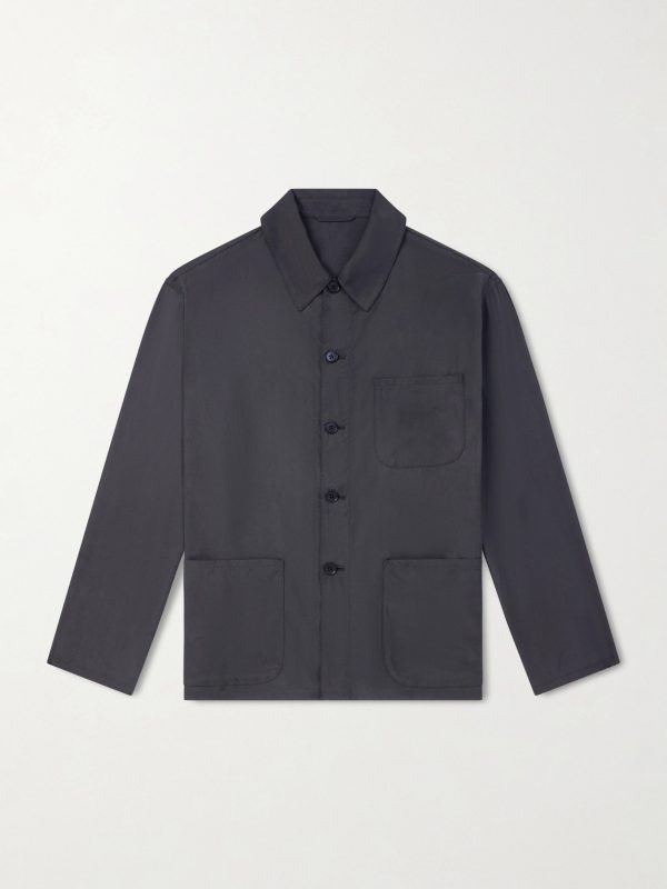 Silk-Gabardine Blouson Jacket Silk-Gabardine Blouson Jacket